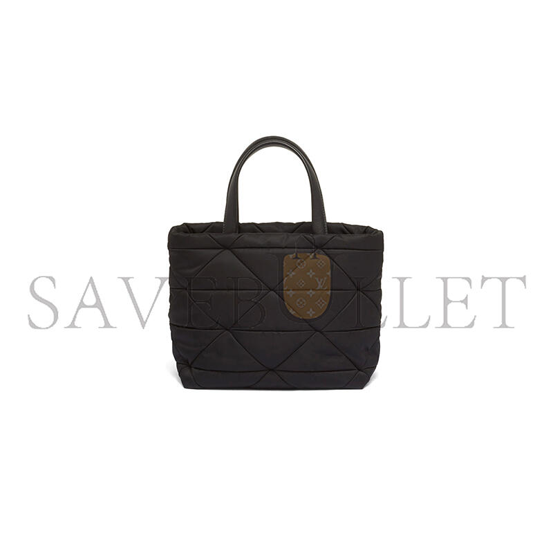 Pra*a padded re-nylon tote bag 1bg373 (24*21*13cm)